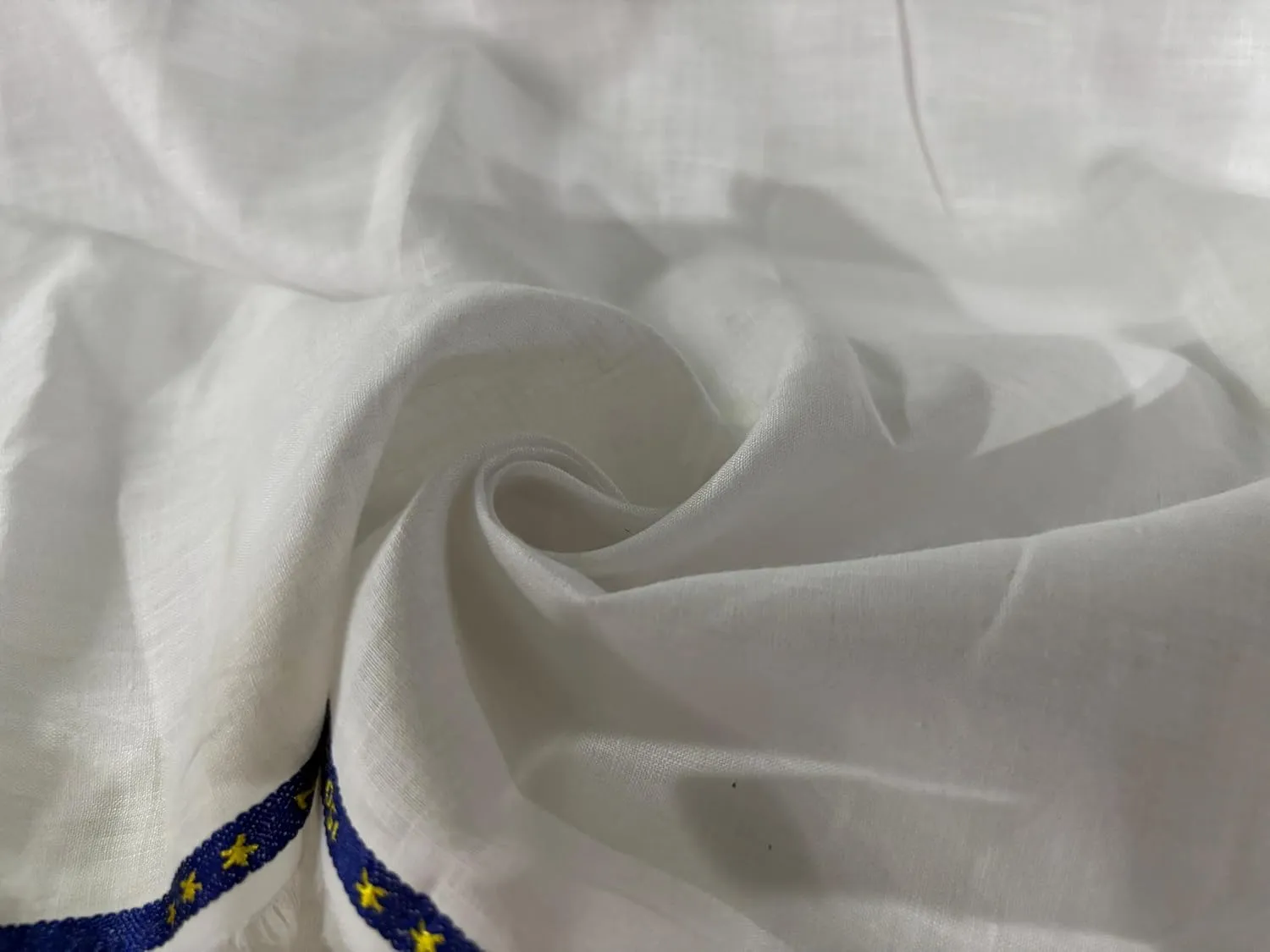 100% Linen 150 LEA 58" Wide Natural White Color [16209]
