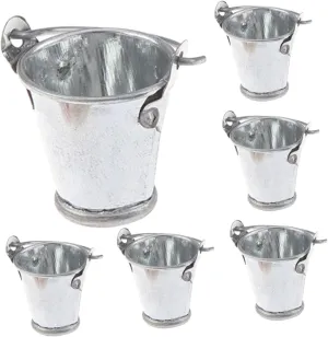12pcs Miniature Bucket Model Water Barrel Decor for Dollhouse DIY Crafts and Fairy Gardens Realistic Tiny Containers for Imaginative Play and Educational Use