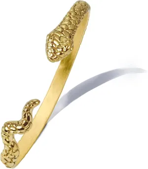 14K Gold Bracelets for Women Snake Cuff Bracelet for Women Open Bangles Bracelets for Women Friendship Gift