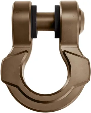 1" D-Ring Billet Shackle with Theft Proof Lock (Desert Sand)