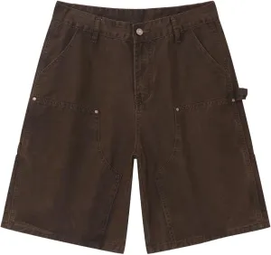 2025 Summer Trendy Baggy Jeans Shorts for Men Hip Hop Jorts Grunge Vintage Streetwear Skater Jean Pants