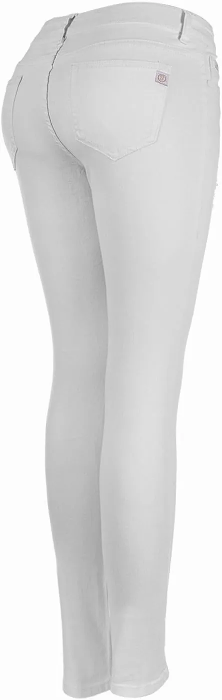 2LUV Women's Distressed Skinny Ripped Jeans