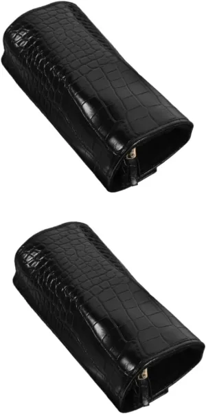 2pcs Roll Jewelry Organizer Roll Bag Travel Jewelry Storage Pouch Compact Necklace Earrings Ring Holder