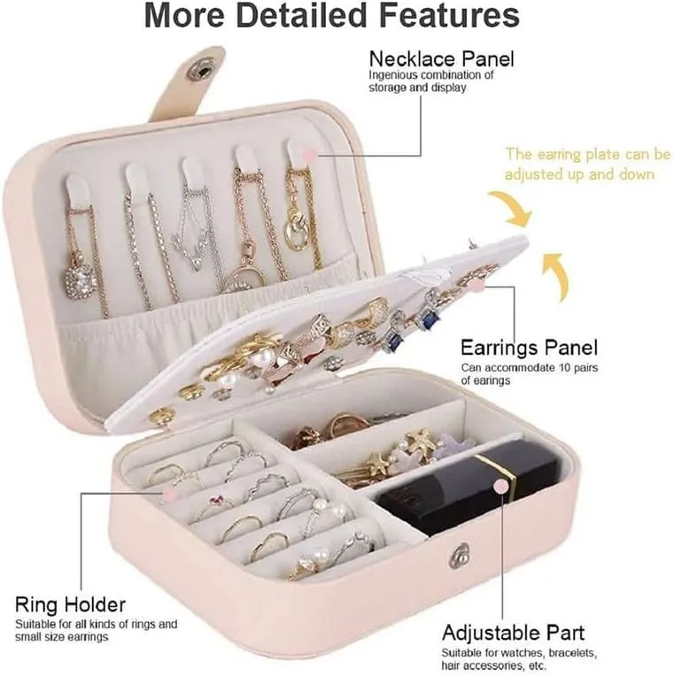 3-In-1 There Their They‘re English Teacher Jewelry Box and Makeup Bag Set For Teacher Gift