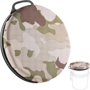 5 Gallon Bucket Seat for Yeti Only, 360 Degree Swivel Load Out Bucket Seat, 5 Gal Foam Cushion Bucket Seat Lid with Padded Top for Hunting Fishing Camping Baseball