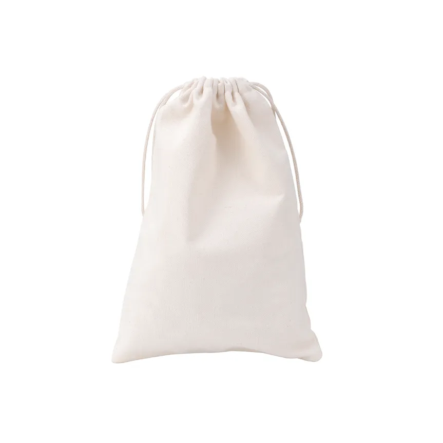 50pcs of 20cm x 30cm 10oz Canvas Calico Drawstring Storage Linen Gift Bags, Best linen bags, Linen Drawstring bags
