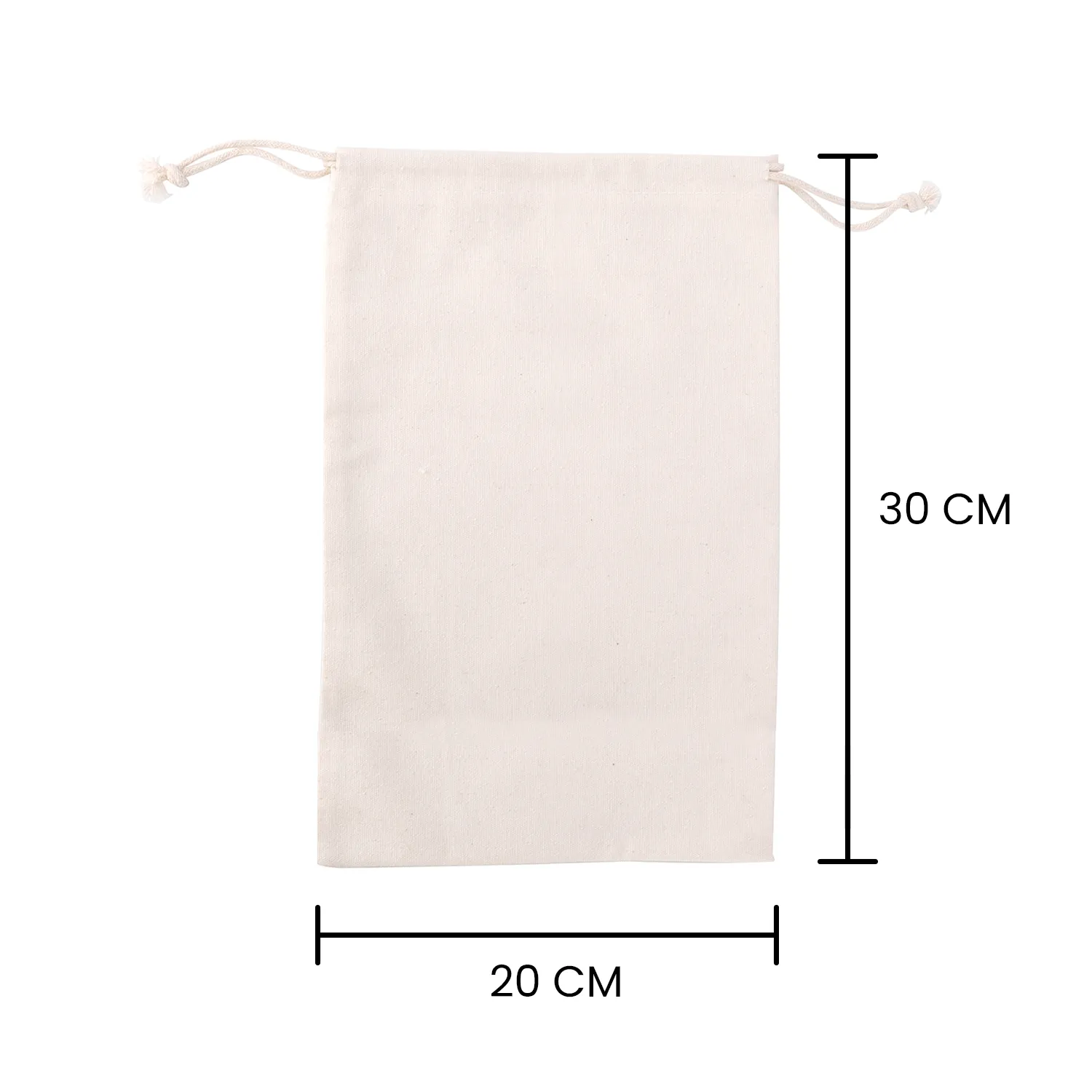 50pcs of 20cm x 30cm 10oz Canvas Calico Drawstring Storage Linen Gift Bags, Best linen bags, Linen Drawstring bags