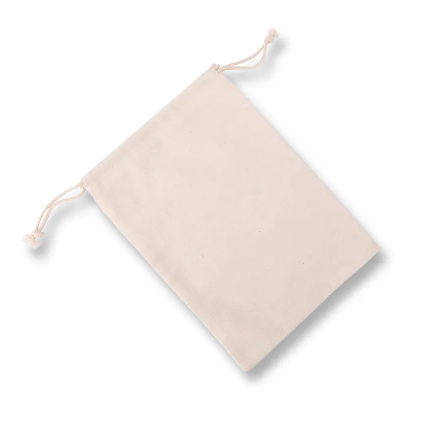 50pcs of 20cm x 30cm 10oz Canvas Calico Drawstring Storage Linen Gift Bags, Best linen bags, Linen Drawstring bags