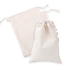 50pcs of 20cm x 30cm 10oz Canvas Calico Drawstring Storage Linen Gift Bags, Best linen bags, Linen Drawstring bags