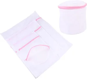 5pcs Mesh Laundry Bag Bra Lingerie Wash Bag Foldable Lightweight Prevents Deformation during Wash