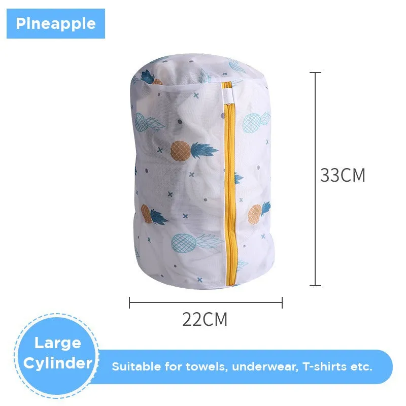 6 Pcs Mesh Laundry Bags Set - Zippered Clothes Washing Bags, Multiple Sizes