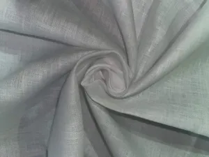 70 lea X 70 LEA White Pure 100% European Linen Fabric Premium Shirting 58 inch Wide Dyeable White