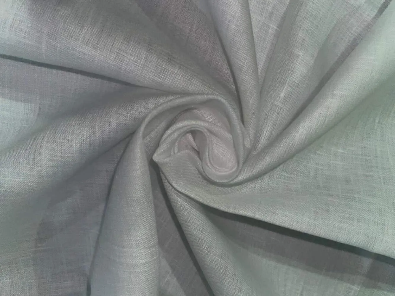 70 lea X 70 LEA White Pure 100% European Linen Fabric Premium Shirting 58 inch Wide Dyeable White