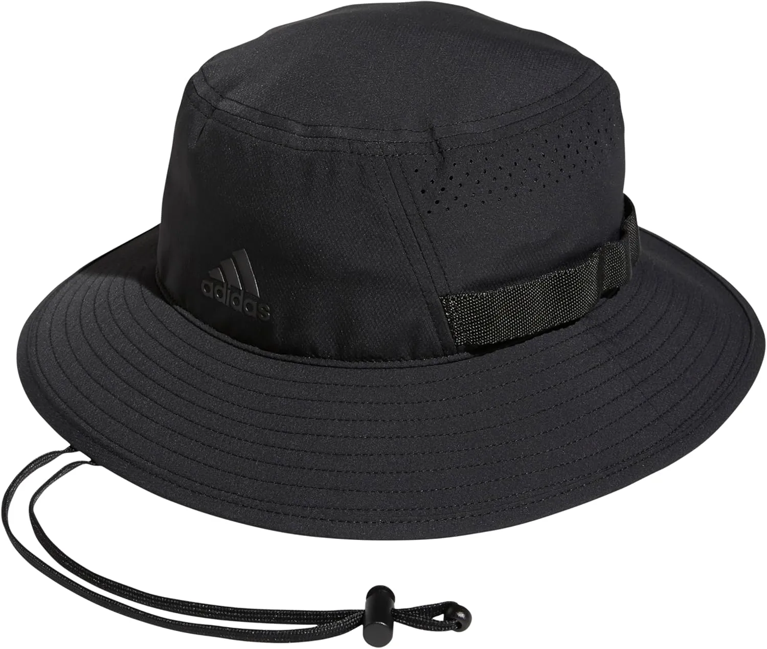 adidas Men's Victory Bucket Hat outdoors and sideline wide brim style for sun protection