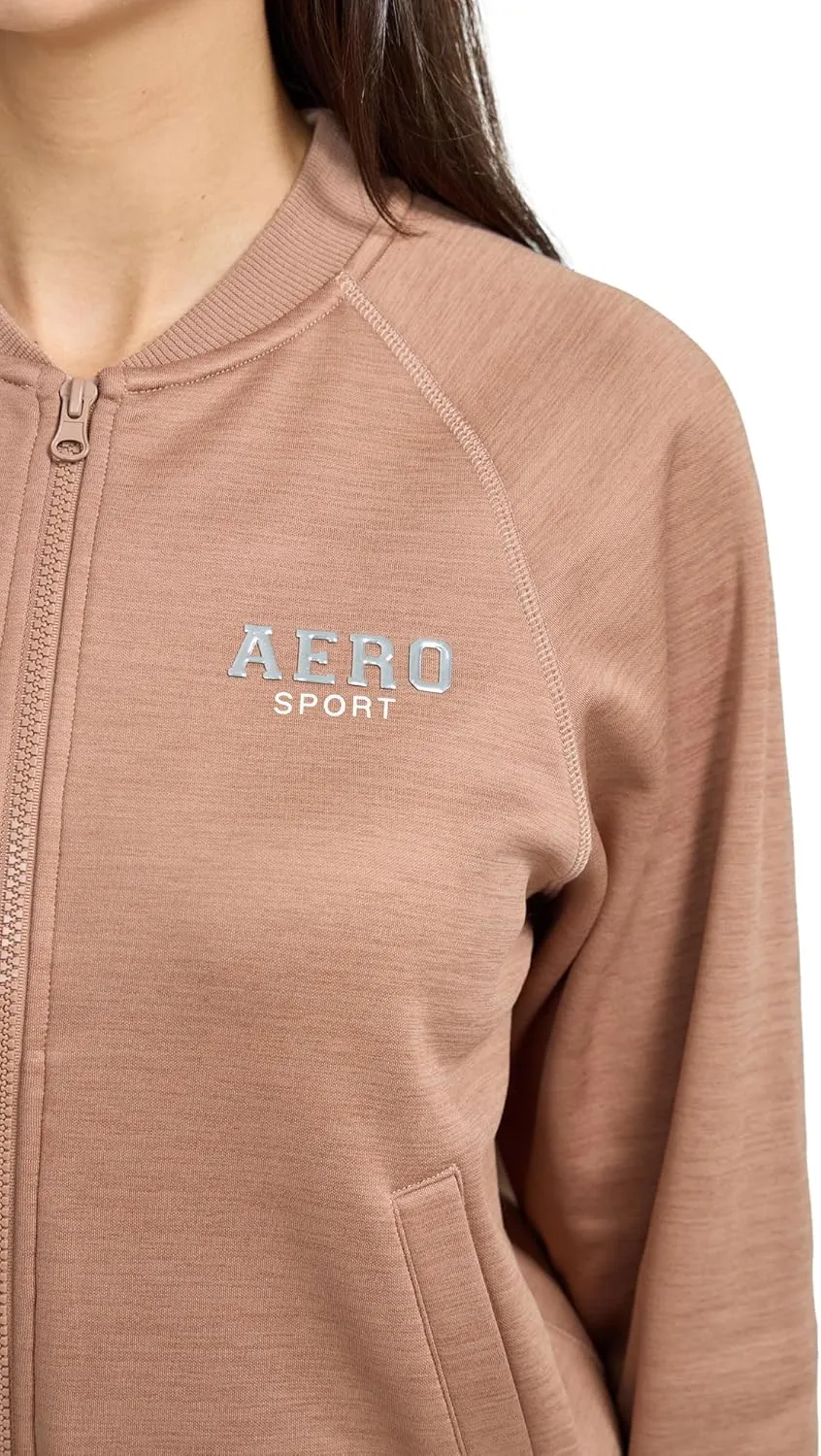 Aeropostale Women's Fleece Lined Bomber Jacket