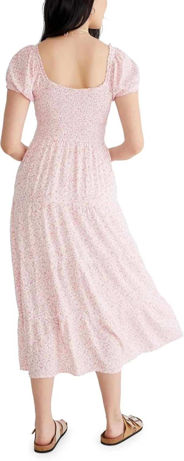 AEROPOSTALE Women's Tiered Midi Dress