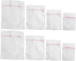 Alipis 8pcs Mesh Laundry Bag Travel Garment Bag for Anti-tangle Bra Washing Set