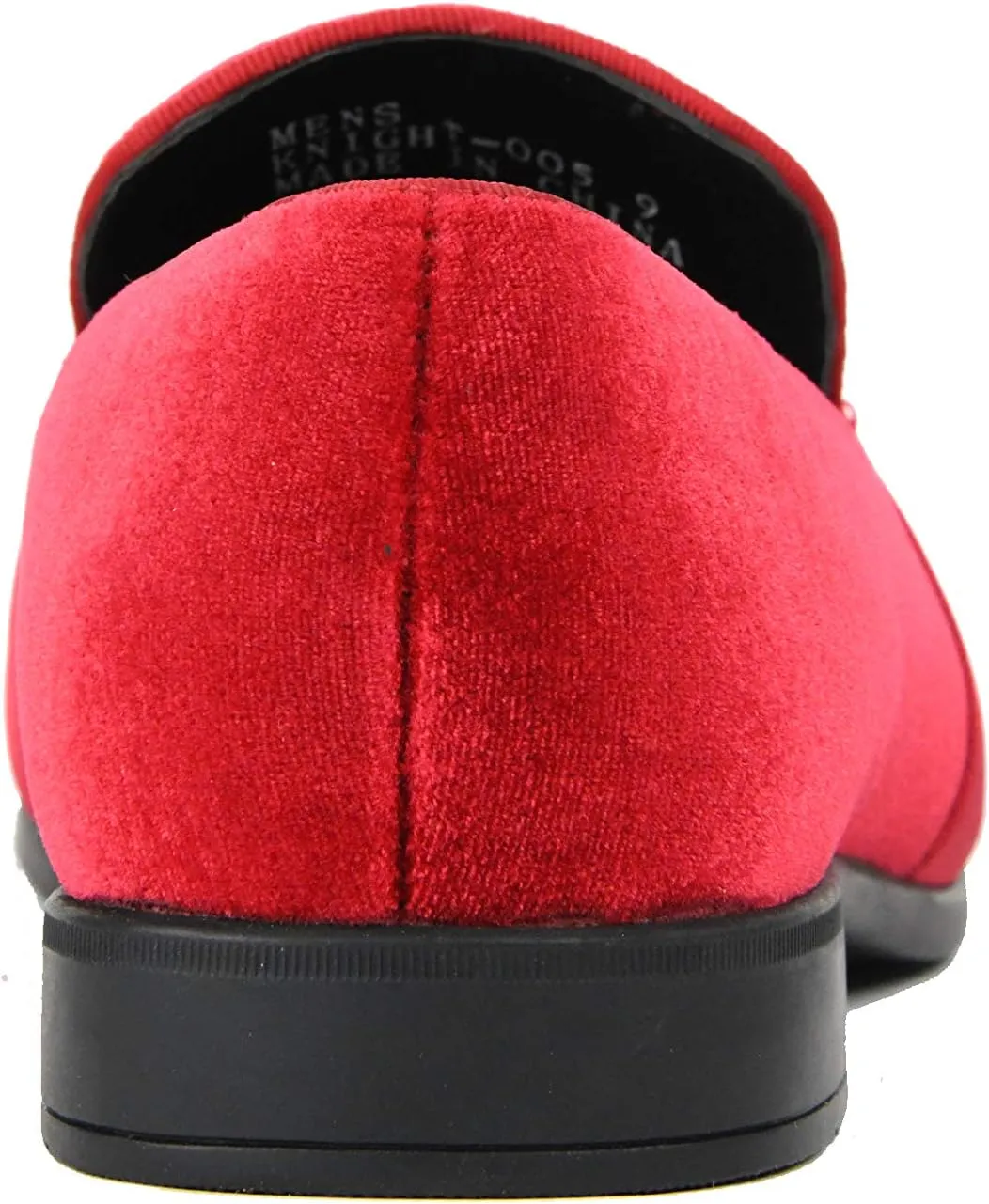 Amali King - Men's Slippers - Mens Loafers - Designer Shoes for Men - Tuxedo Shoes - Velvet Loafers Men - Embossed Paisley Pattern, Satin Band and Trim
