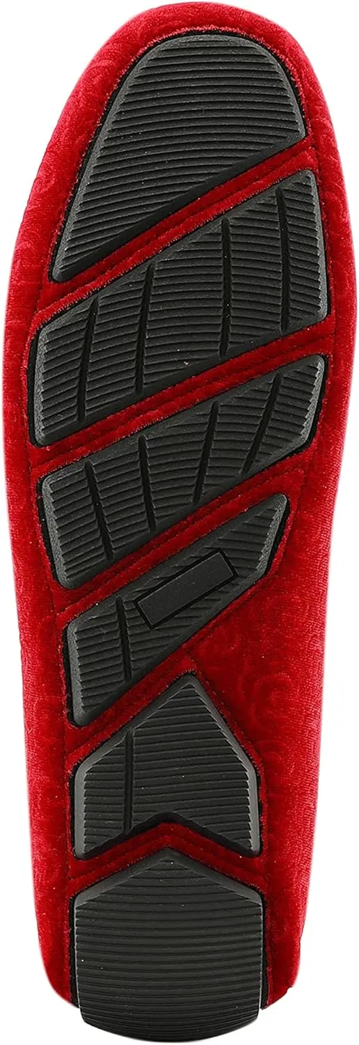 Amali The Original Men's Velvet Loafer Smoking Slippers in Paisley and Solid Designs Styles Roberto Piero
