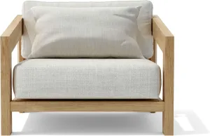 Anderson Teak Smyrna Lounge Armchair (Linen Natural)
