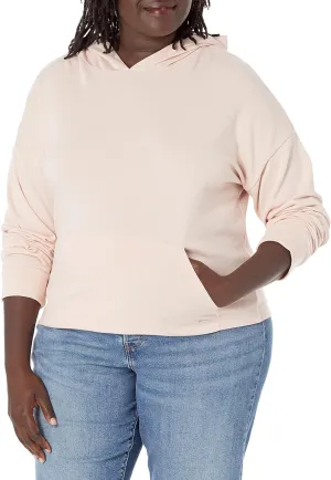 Andrew Marc Women's French Terry Boxy Sport Hoodie