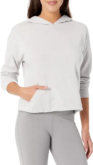 Andrew Marc Women's French Terry Boxy Sport Hoodie