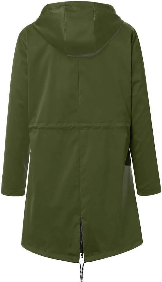 Aniywn Raincoat Women Waterproof Long Hooded Trench Coats Windbreaker Travel Jacket Lightweight Fall Outwear Tops Jacket