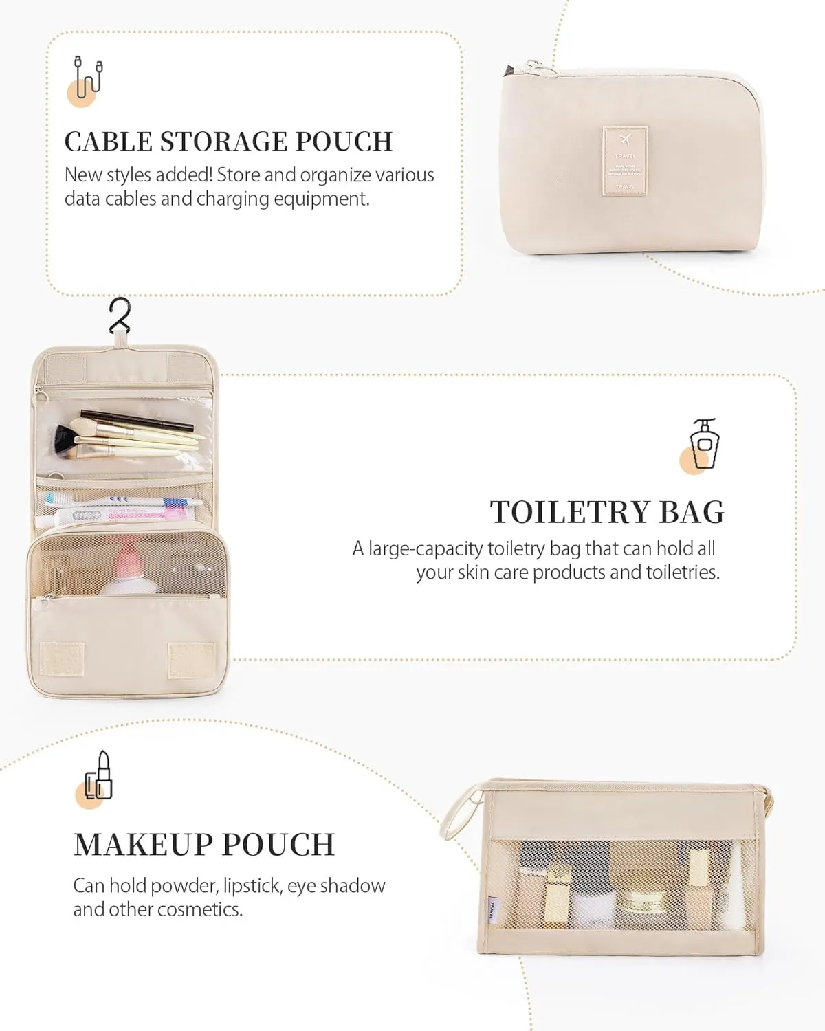 Anjing Packing Cubes 10/11 PCS Travel Luggage Organizers, Travel Essentials, Waterproof Packing Organisers, Luggage Organizer Bags