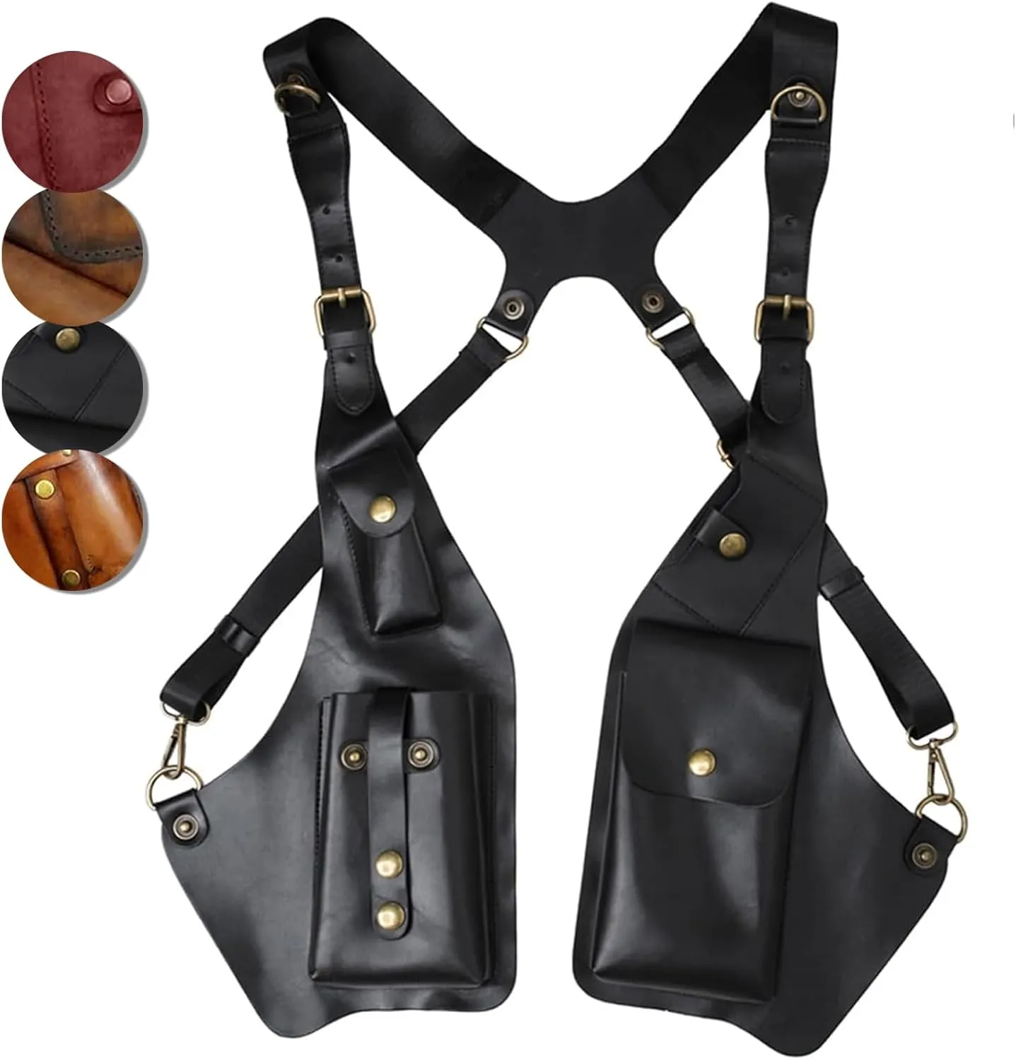 Anti-Theft Harness, Anti Theft Harness Wallet for Men, Yiupedrfg Anti-Theft Bag with Shoulder Harness