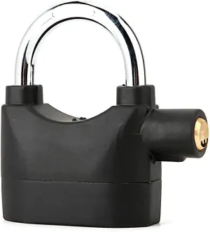 Anti-theft Security Padlock 110db High Decibel Siren Alarm PadLock for Drawer Door Window