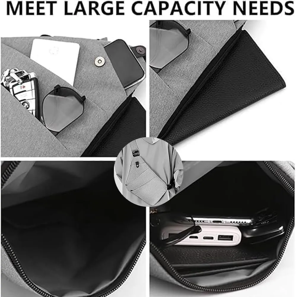 Anti Theft Travel Bag Crossbody,Plus Size Crossbody Bag Extra Long Strap,Multifunctional Large Capacity (black,right shoulder)