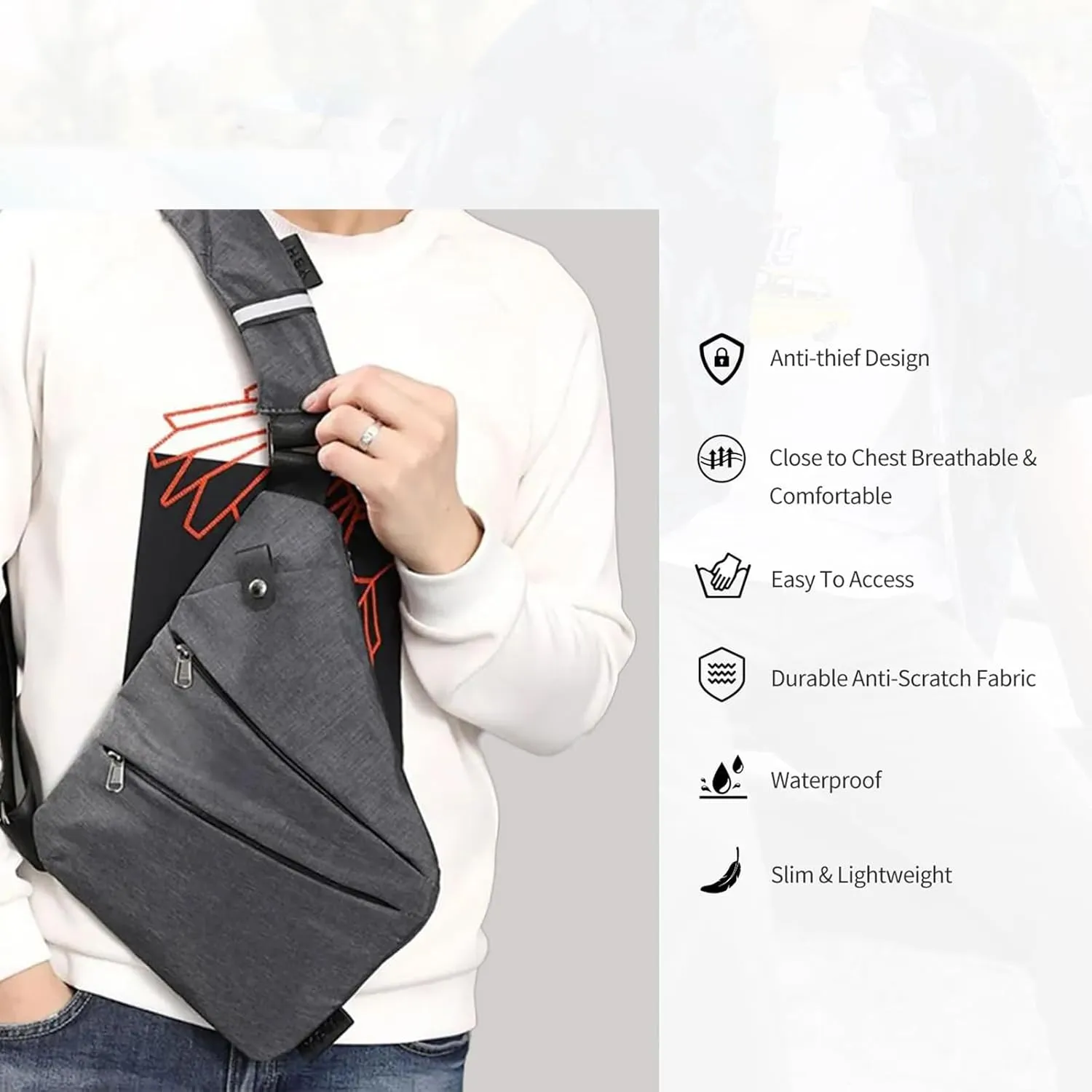 Anti Theft Travel Bag for Women,Anti Theft Travel Crossbody Bag for Women Men,Anti Theft Travel Bag,Anti Theft Bag