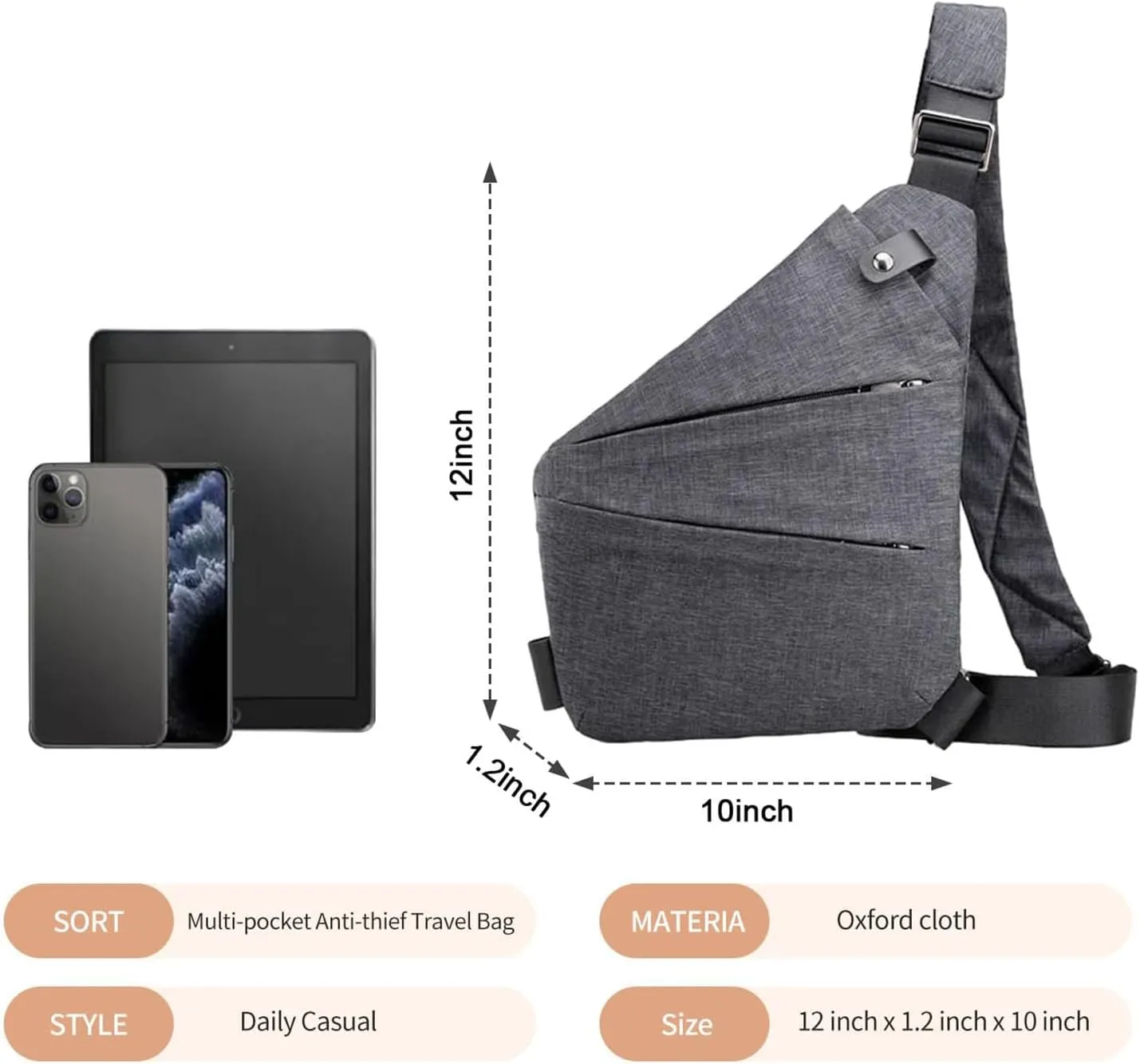 Anti Theft Travel Bag for Women,Anti Theft Travel Crossbody Bag for Women Men,Anti Theft Travel Bag,Anti Theft Bag