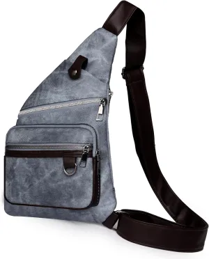 Anti Theft Travel Bag - Side Crossbody Sling Backpack for Women & Men - Waterproof & Theft Proof