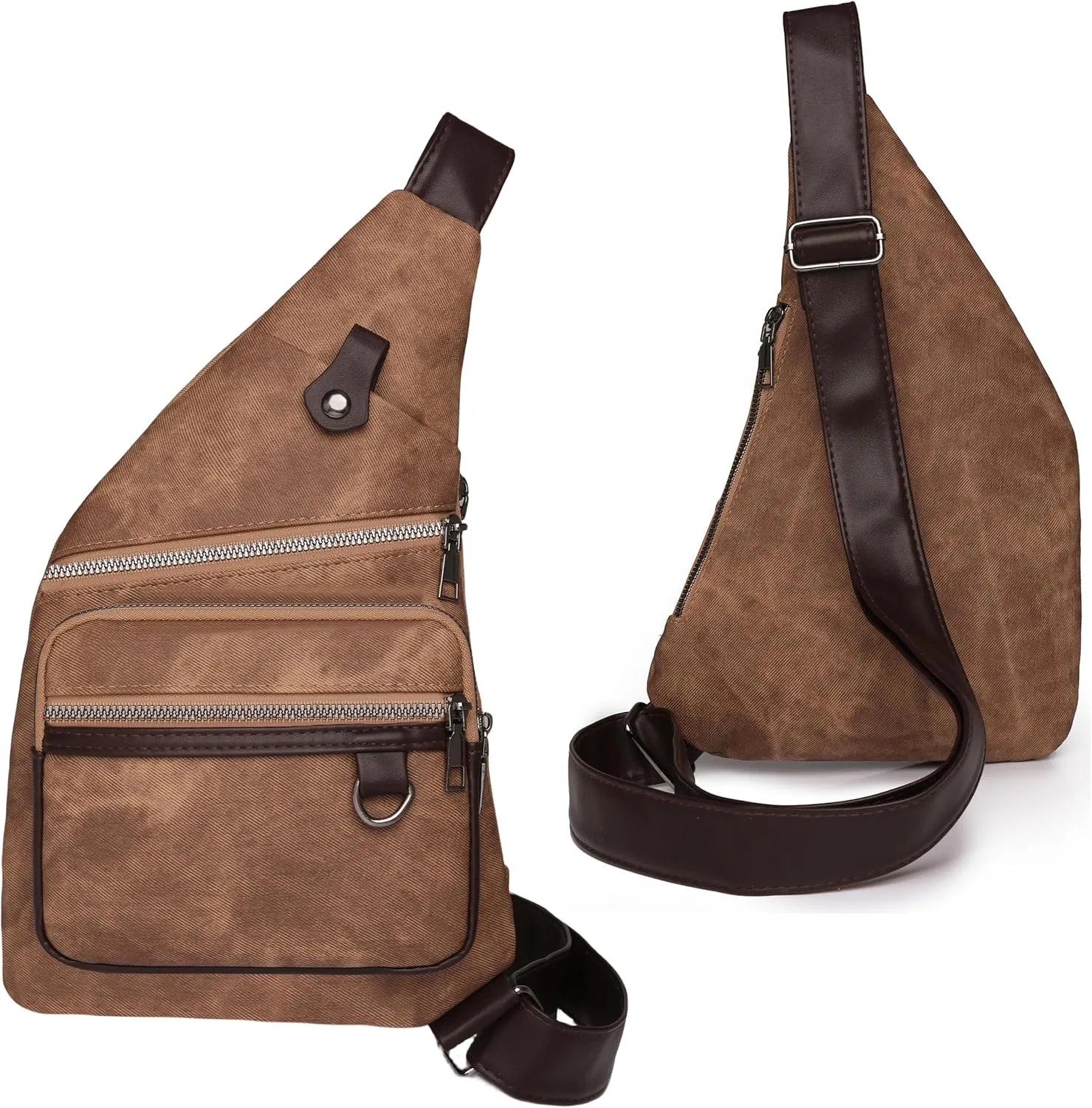 Anti Theft Travel Bag - Side Crossbody Sling Backpack for Women & Men - Waterproof & Theft Proof