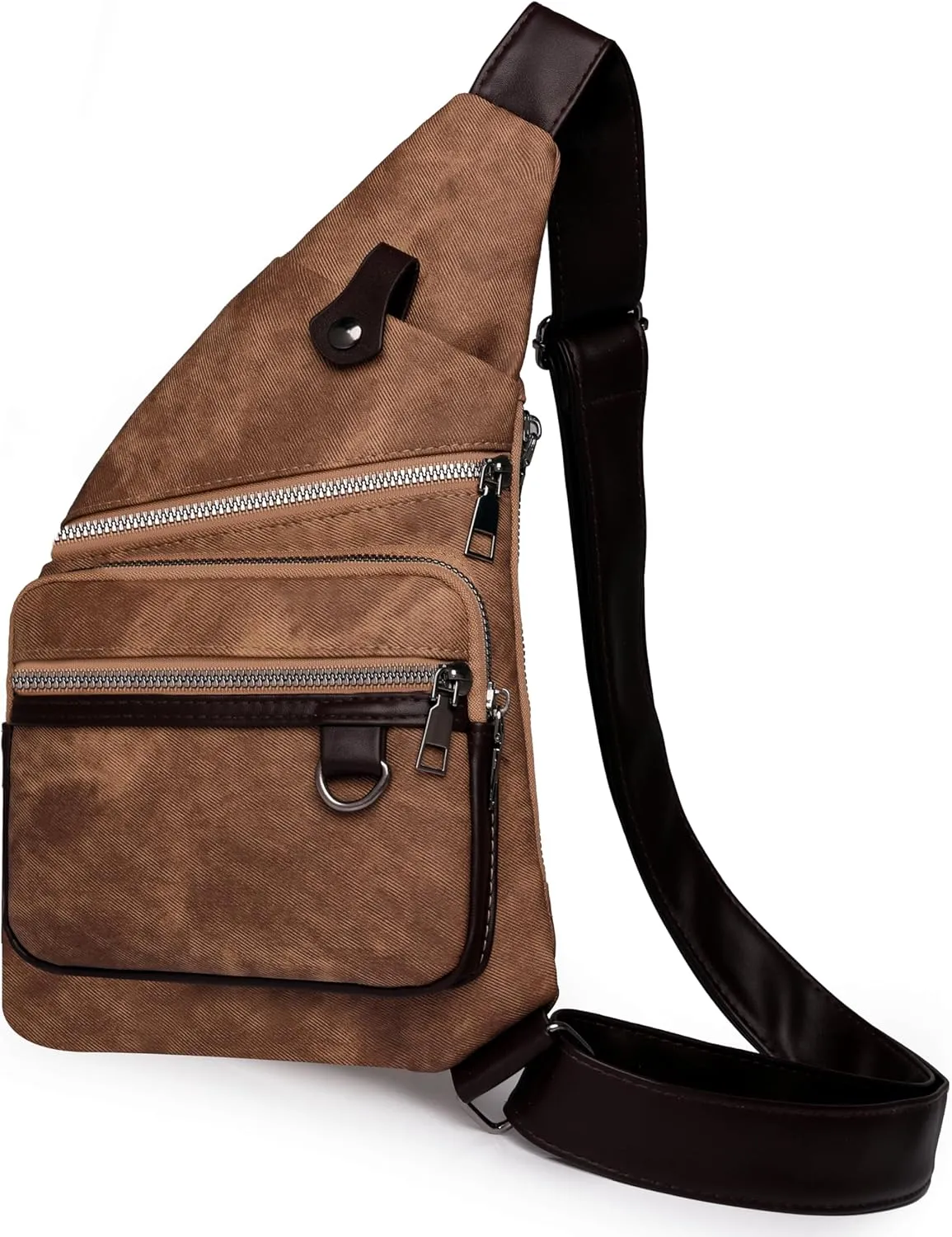 Anti Theft Travel Bag - Side Crossbody Sling Backpack for Women & Men - Waterproof & Theft Proof