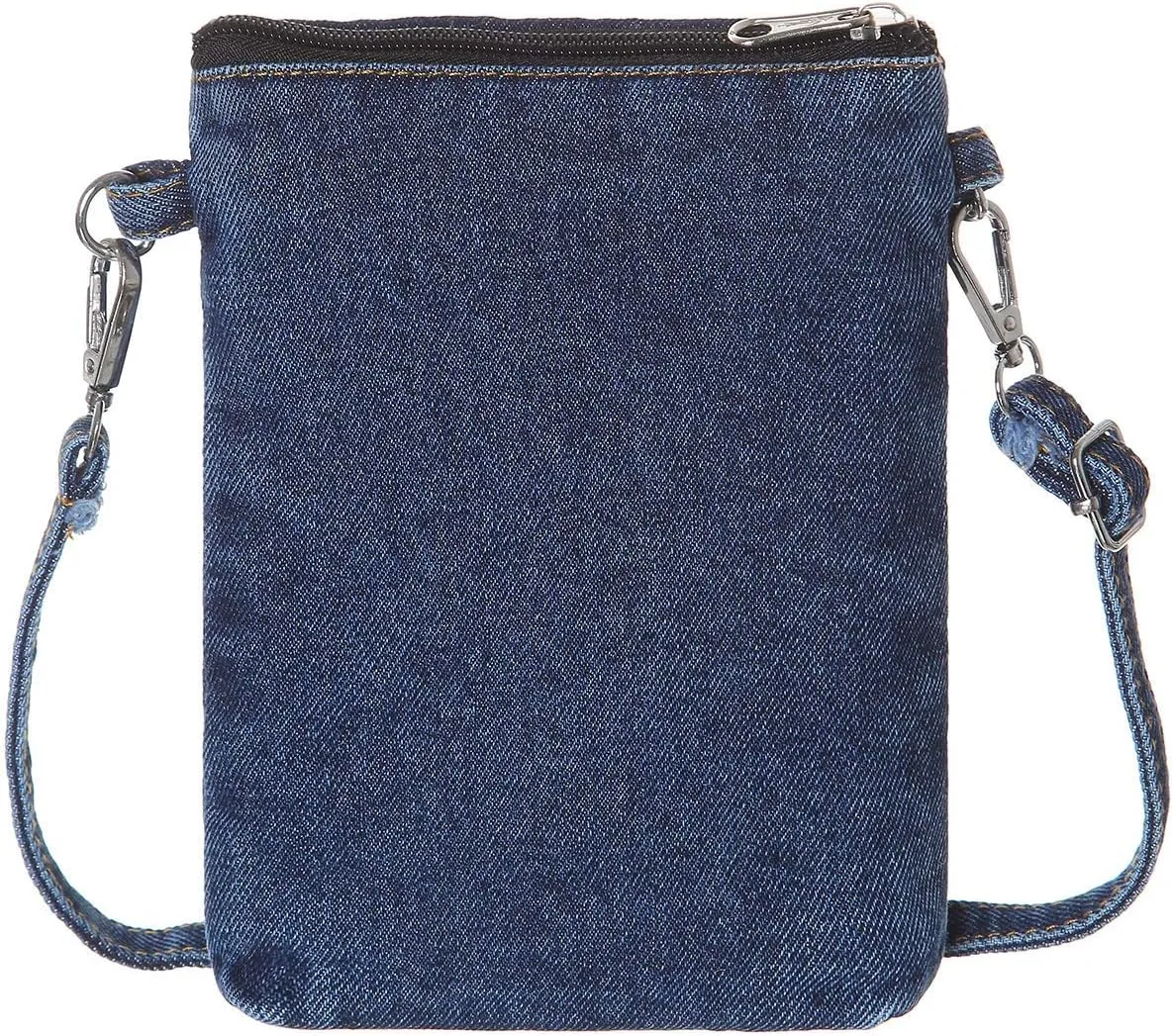 AOCINA Small Denim Purse Blue Jean Purse Shoulder Bag Denim Crossbody Bags for Women