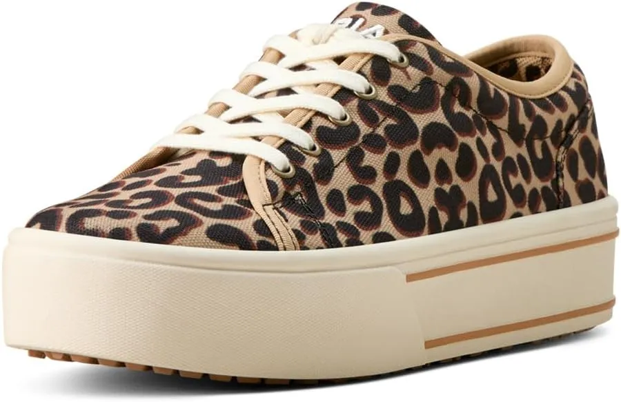 ARIAT Womens Skylar Floral Embossed Lace Up Sneakers Shoes Casual - Brown