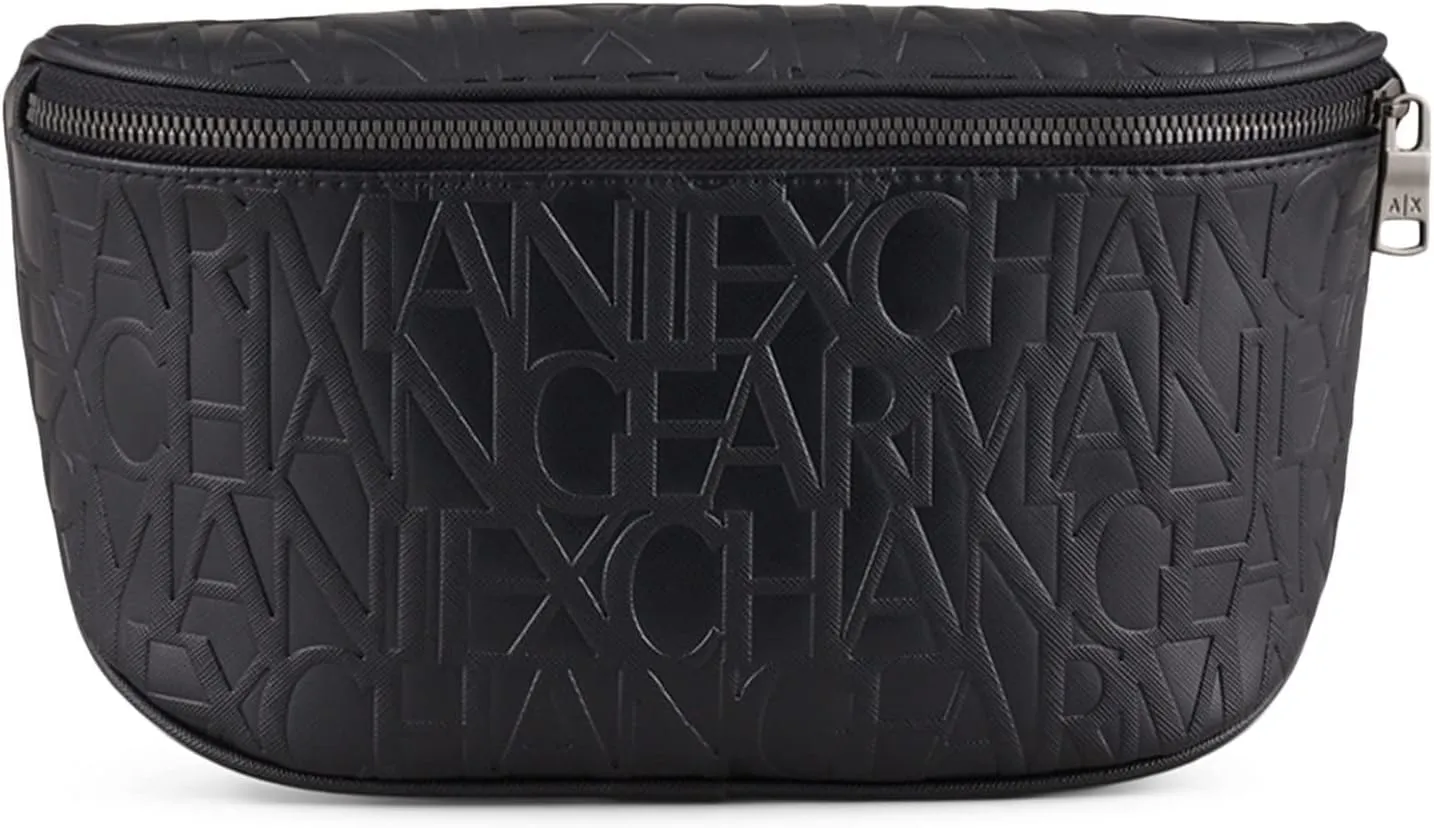 Armani Exchange Embossed Logo Waistbag Nero One Size