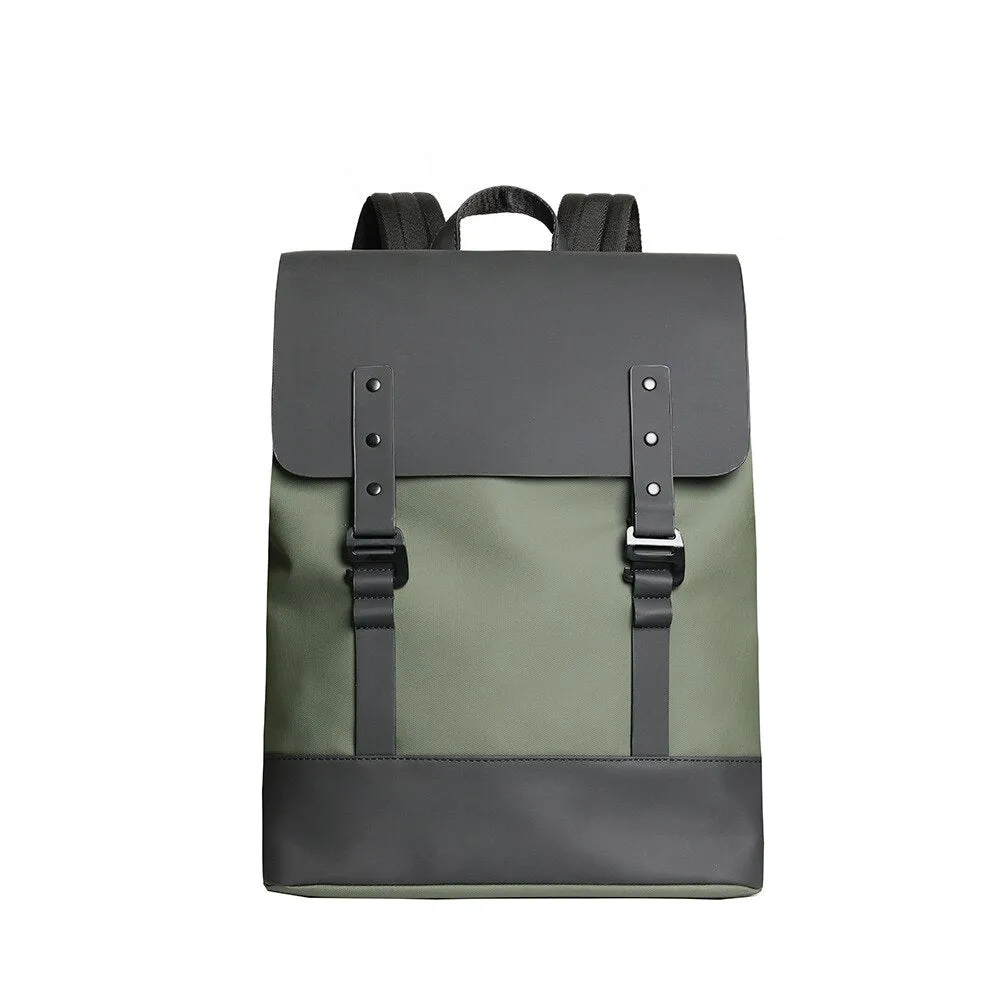 Aubre Faux Leather Laptop Travel Rucksack by Wolph