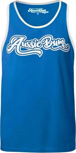 aussieBum Signature Singlet Blue Singlet