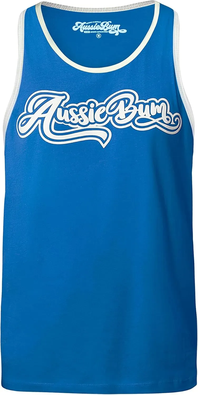 aussieBum Signature Singlet Blue Singlet