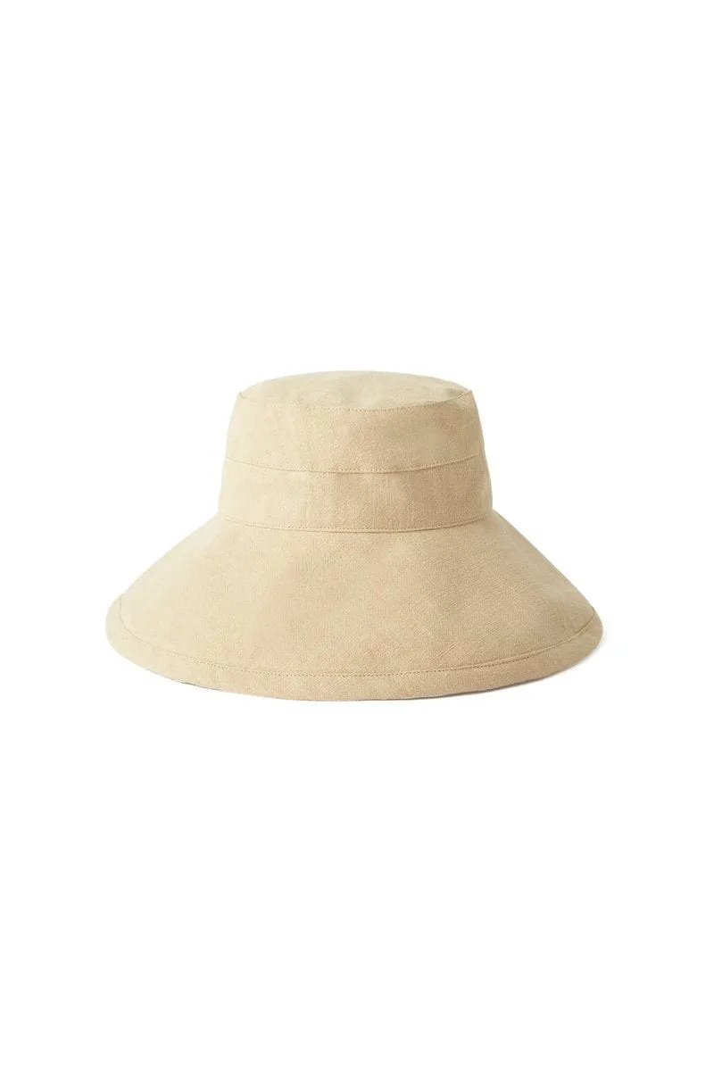 Avoca Linen Bucket Hat - Natural