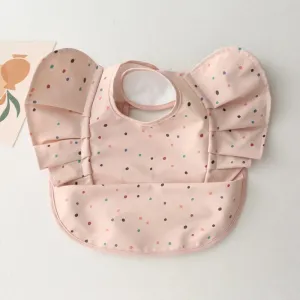 Baby Wings Bib - Multicolor Dots