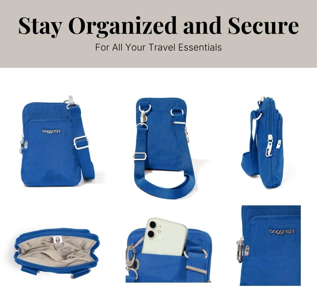Baggallini Securtex Anti-Theft Activity Crossbody Bag
