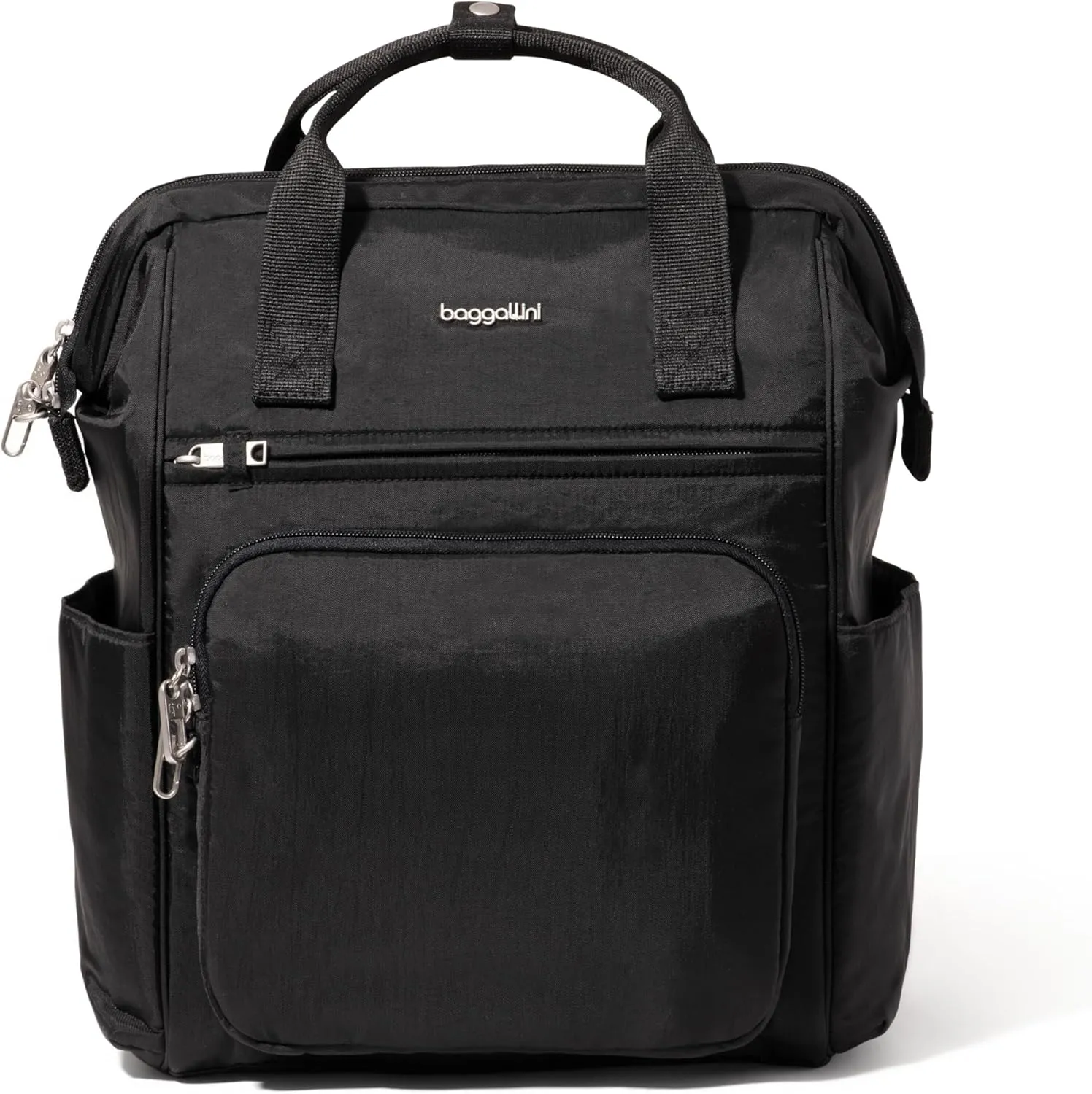Baggallini Securtex Anti-Theft Windsor Backpack for Travel, Work & Collage, RFID & Locking Zipper, Up to 16" Laptop