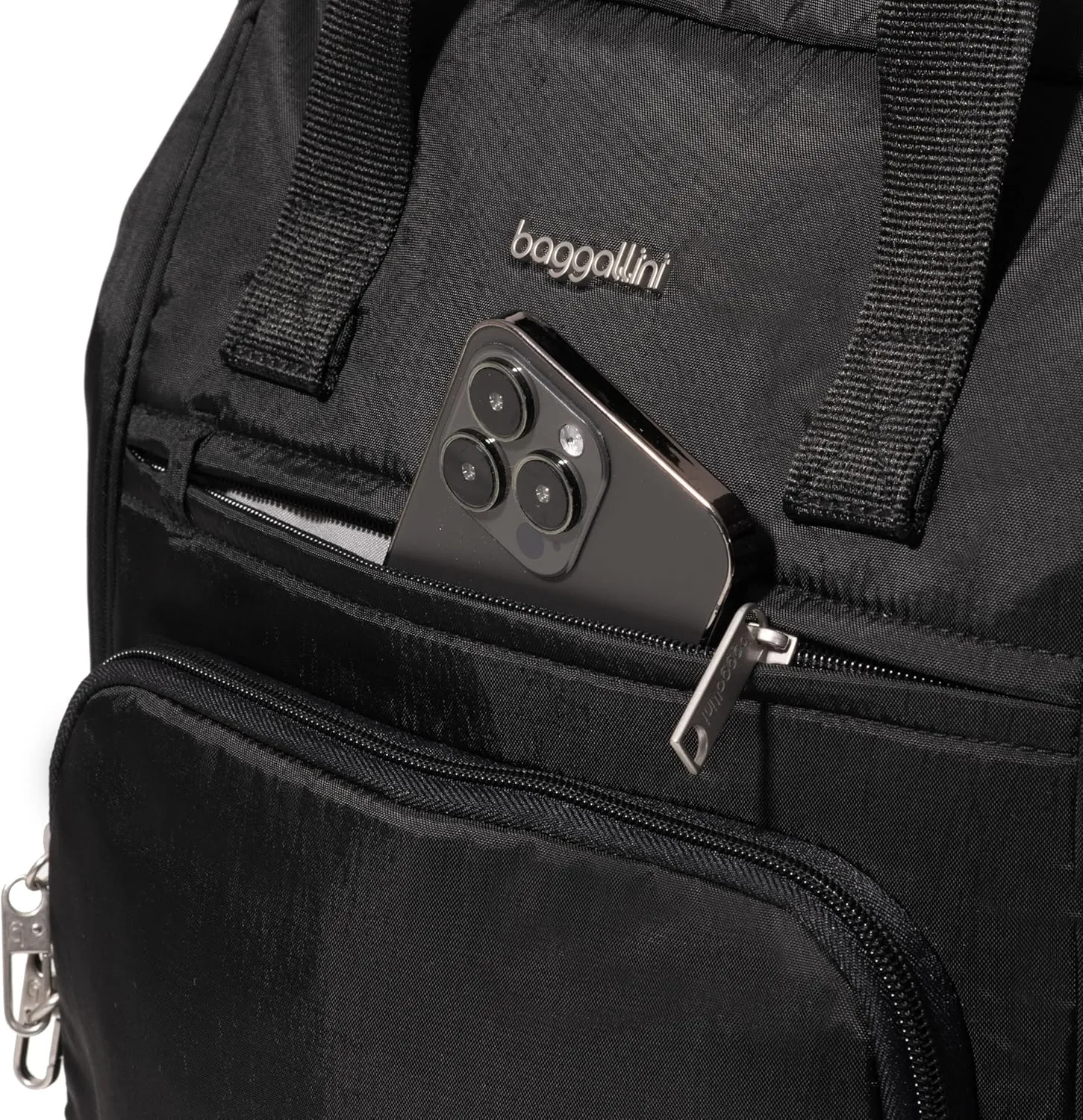 Baggallini Securtex Anti-Theft Windsor Backpack for Travel, Work & Collage, RFID & Locking Zipper, Up to 16" Laptop