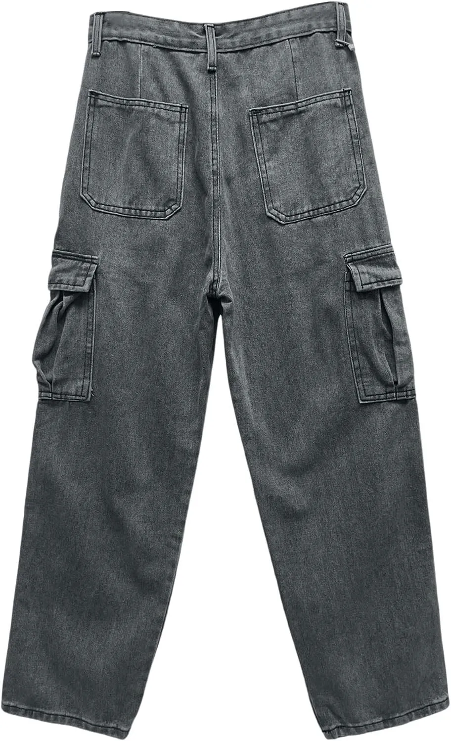 Baggy Jeans Men Relaxed Fit Straight-Leg Casual Jeans for Men Y2K Wide Leg Harajuku Denim Pants Hip Hop Streetwear