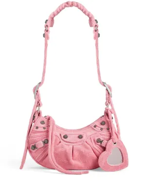 Balenciaga Le Cagole Denim Shoulder Bag
