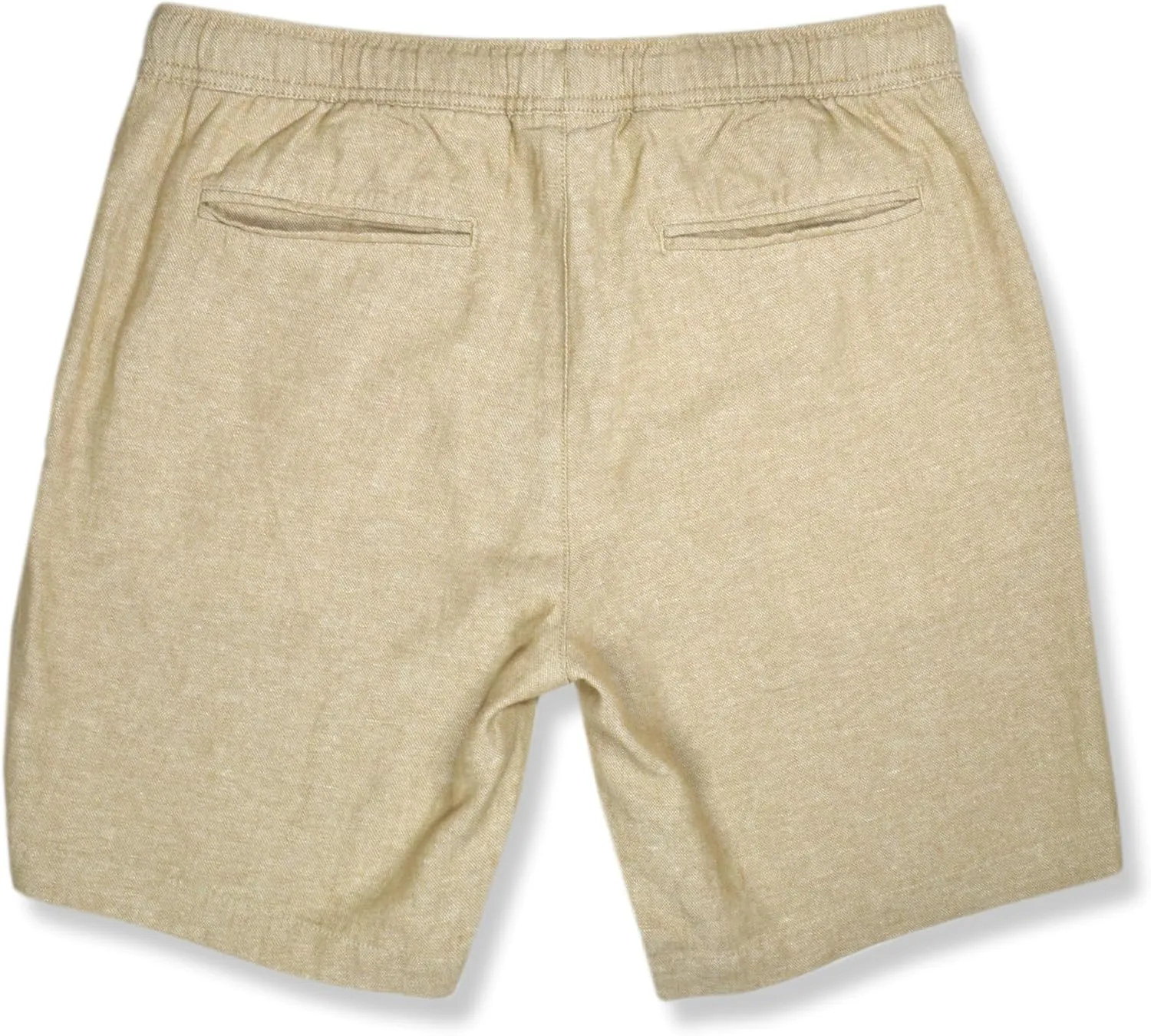 Banana Republic Mens 690893 7" Linen Blend Drawstring Deck Shorts,